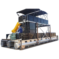 Aluminum pontoon boat