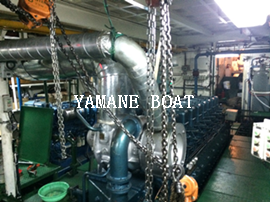 48m Stern Ramp Steel Fishing Trawler Vessel with Freezer 