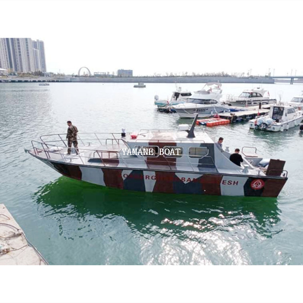 36ft fast speed aluminum patrol police boat 